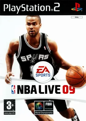 NBA Live 09 (Japan) box cover front